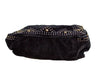 Yves Saint Laurent Bags One Size Studded Suede Hobo Shoulder Bag
