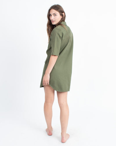 Zadig & Voltaire Clothing Small Military Tie Front Dress
