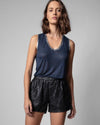 Zadig & Voltaire Clothing XS "Tam Foil" Tank Top