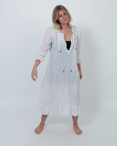 Zimmerman Clothing Medium Striped Swim Cover-Up