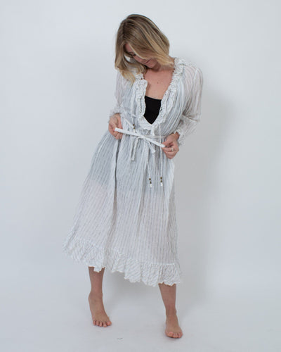 Zimmerman Clothing Medium Striped Swim Cover-Up