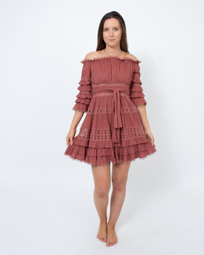Zimmerman Clothing XS | US 0 Off-The-Shoulder Dress