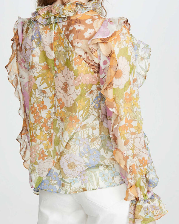 【soorploom】Emeline Blouse, Daisy Print soor ploom Emeline Blouse Daisy Print